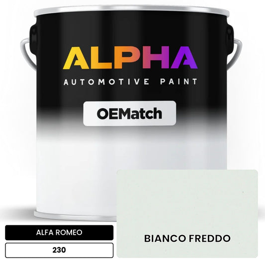 ALFA ROMEO BIANCO FREDDO 230 OEMatch Basecoat