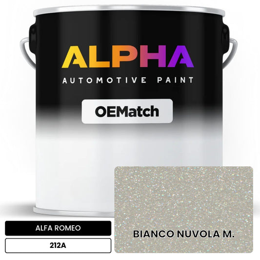 ALFA ROMEO BIANCO NUVOLA M. 212A OEMatch Basecoat