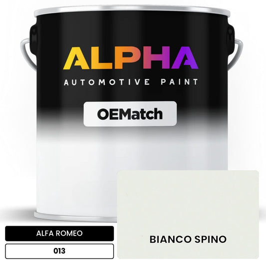 ALFA ROMEO BIANCO SPINO 013 OEMatch Basecoat