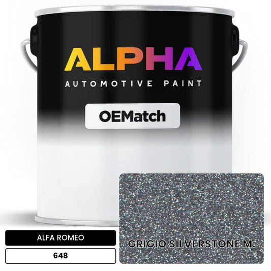 ALFA ROMEO GRIGIO SILVERSTONE M. 648 OEMatch Basecoat