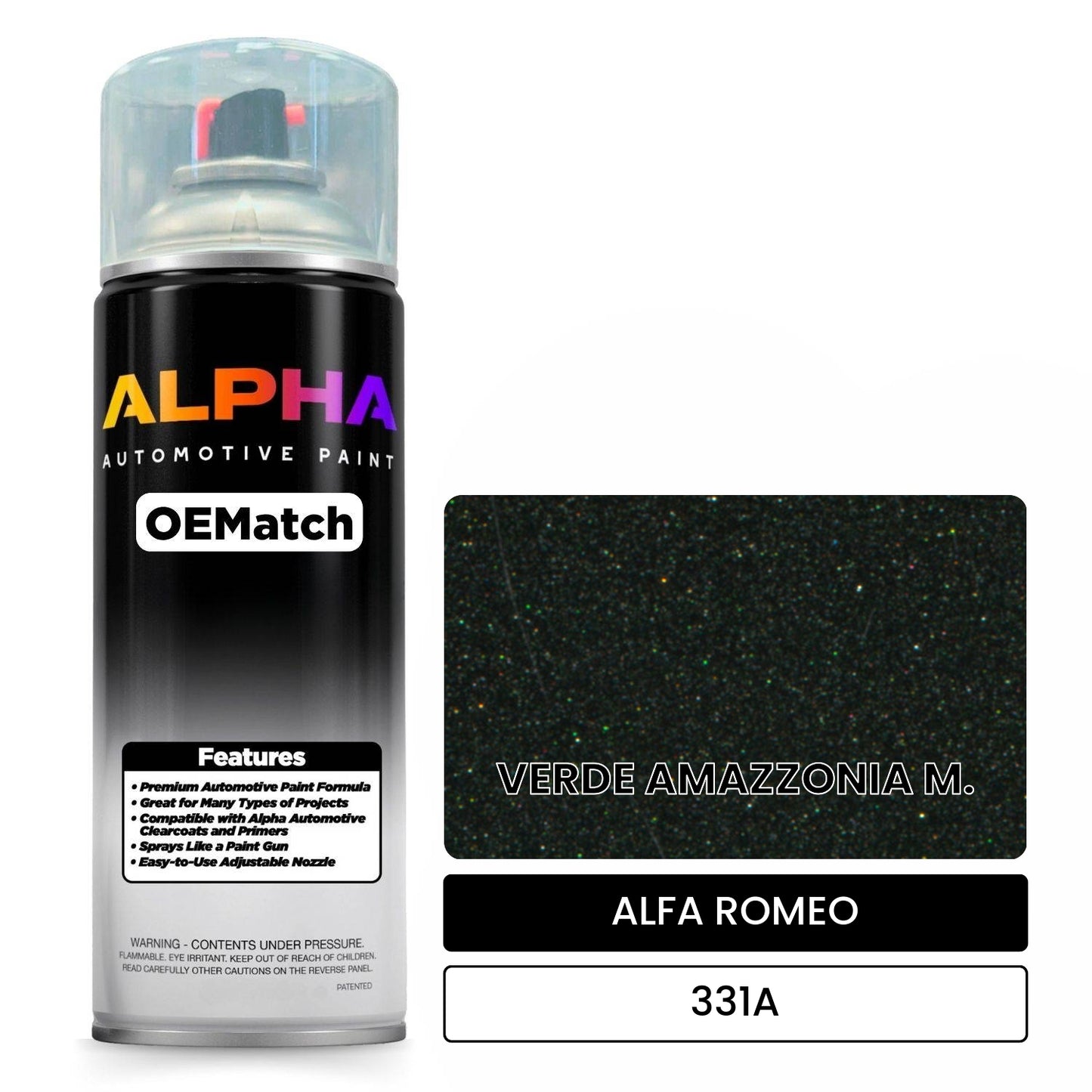 ALFA ROMEO VERDE AMAZZONIA M. 331A OEMatch Spraycan