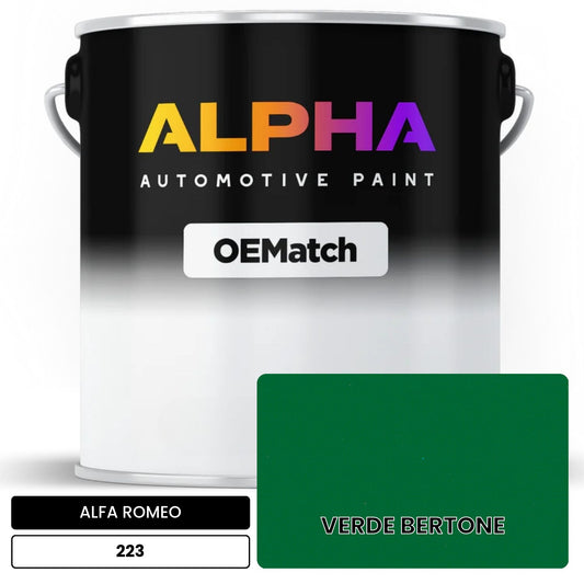 ALFA ROMEO VERDE BERTONE 223 OEMatch Basecoat