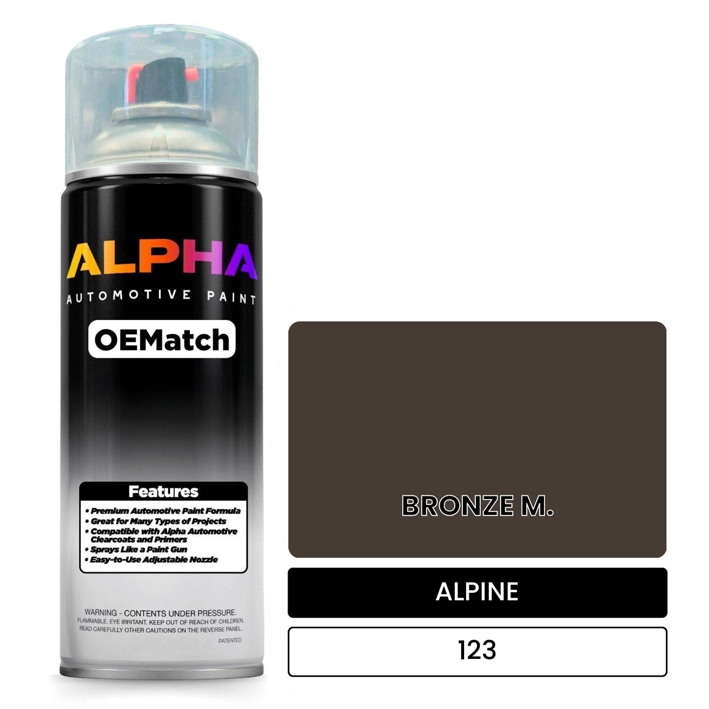 ALPINE BRONZE M. 123 OEMatch Spraycan