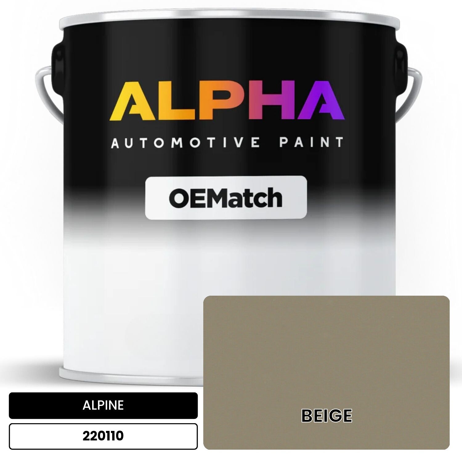 ALPINE BEIGE 220110 OEMatch Basecoat