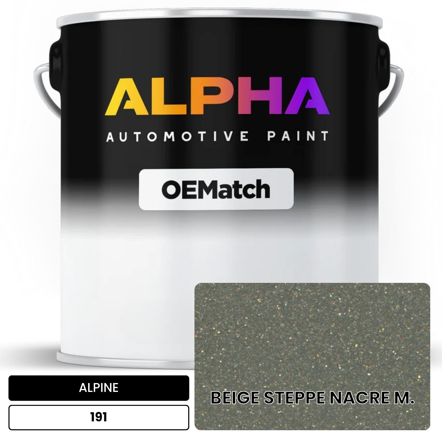 ALPINE BEIGE STEPPE NACRE M. 191 OEMatch Basecoat