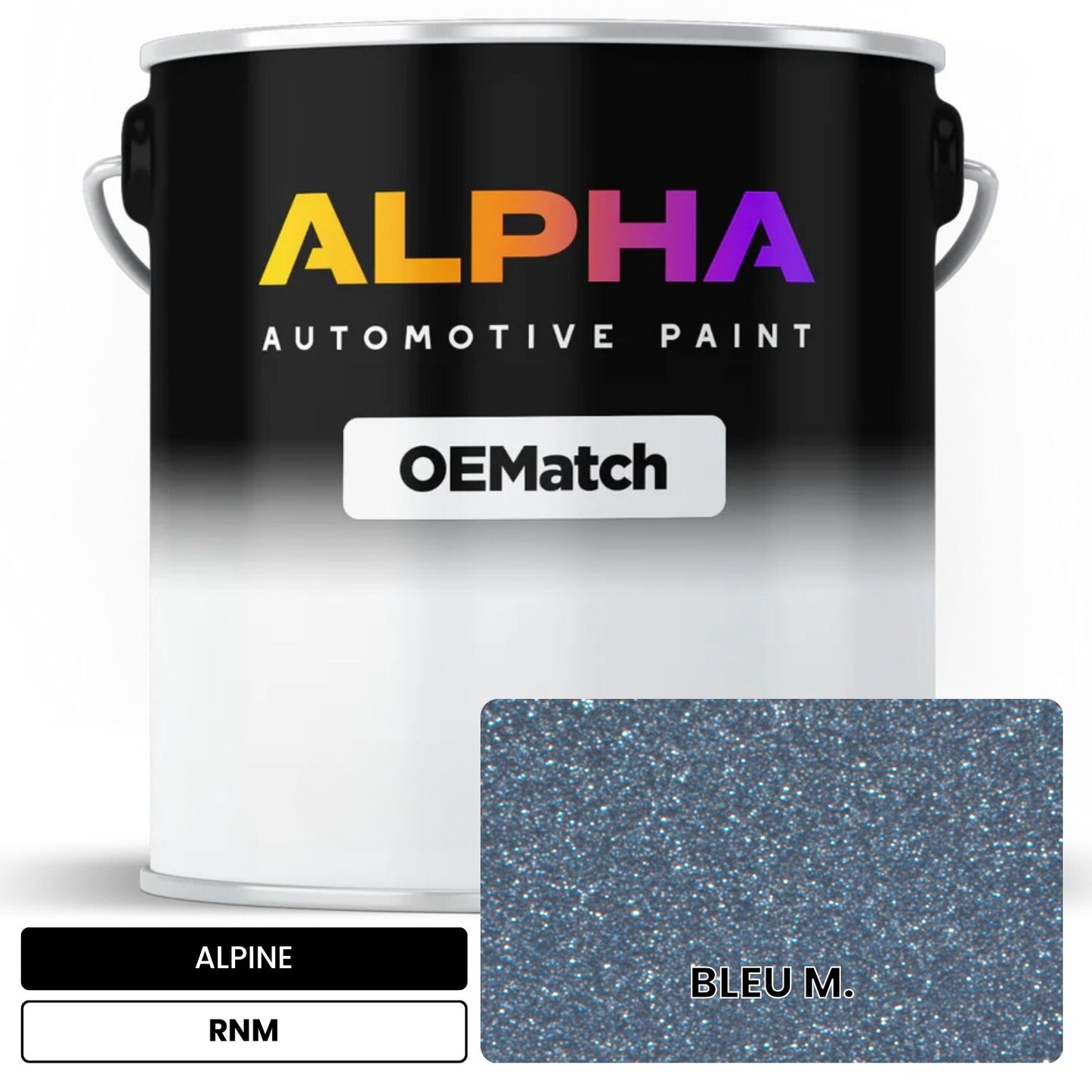ALPINE BLEU M. RNM OEMatch Basecoat