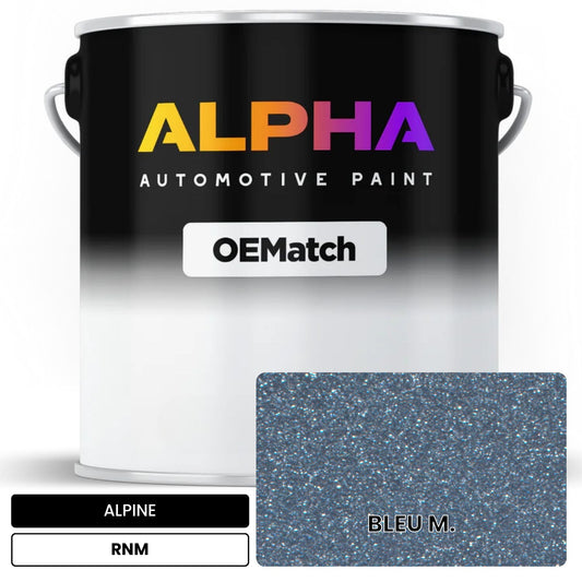 ALPINE BLEU M. RNM OEMatch Basecoat