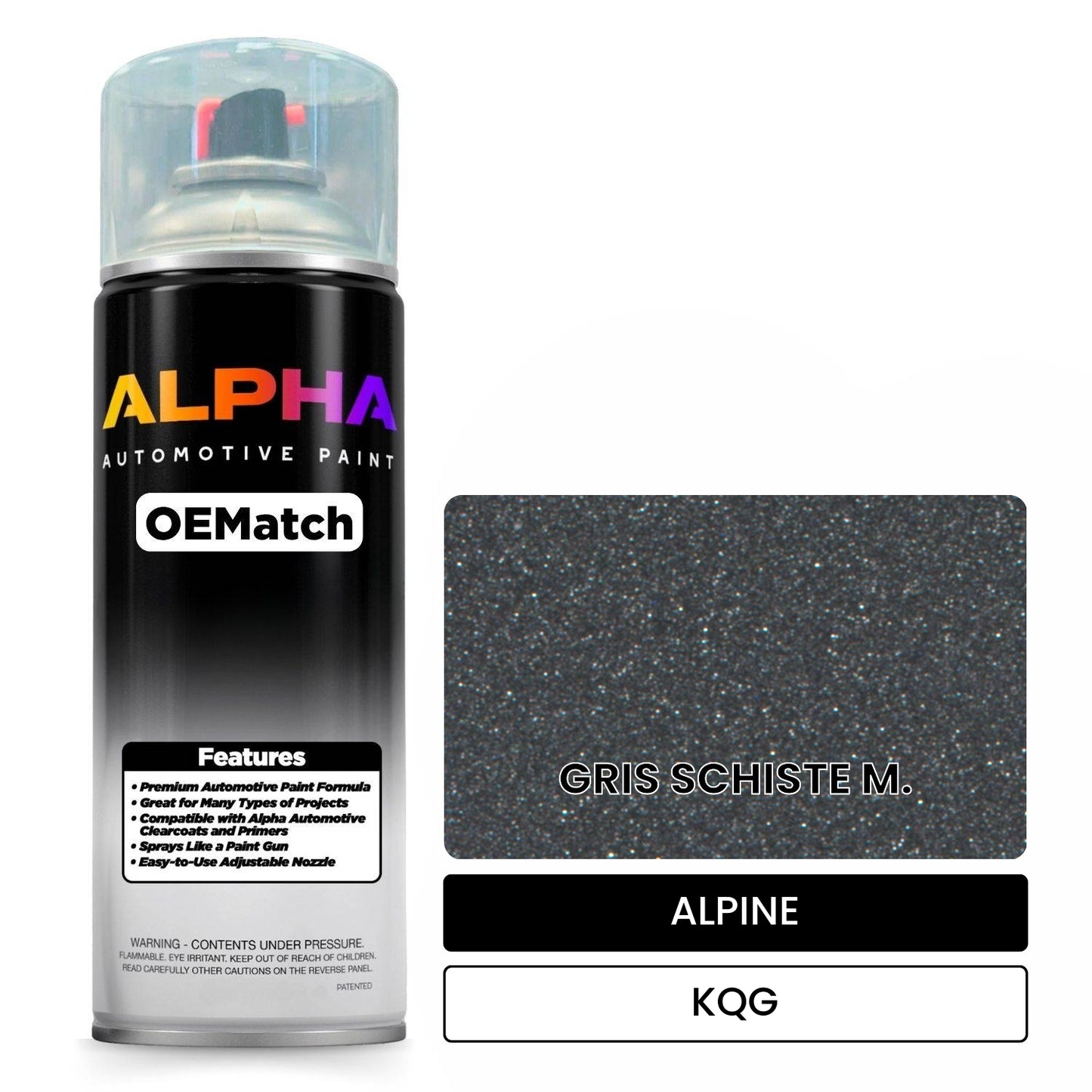 ALPINE GRIS SCHISTE M. KQG OEMatch Spraycan