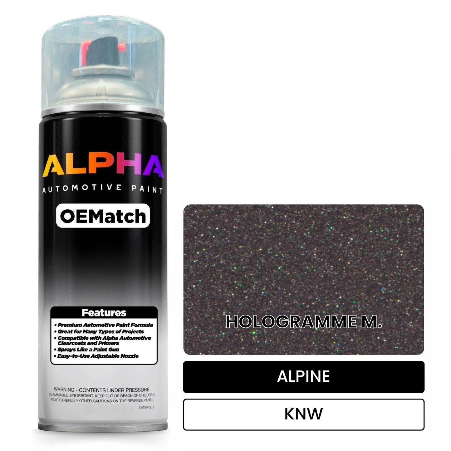 ALPINE HOLOGRAMME M. KNW OEMatch Spraycan