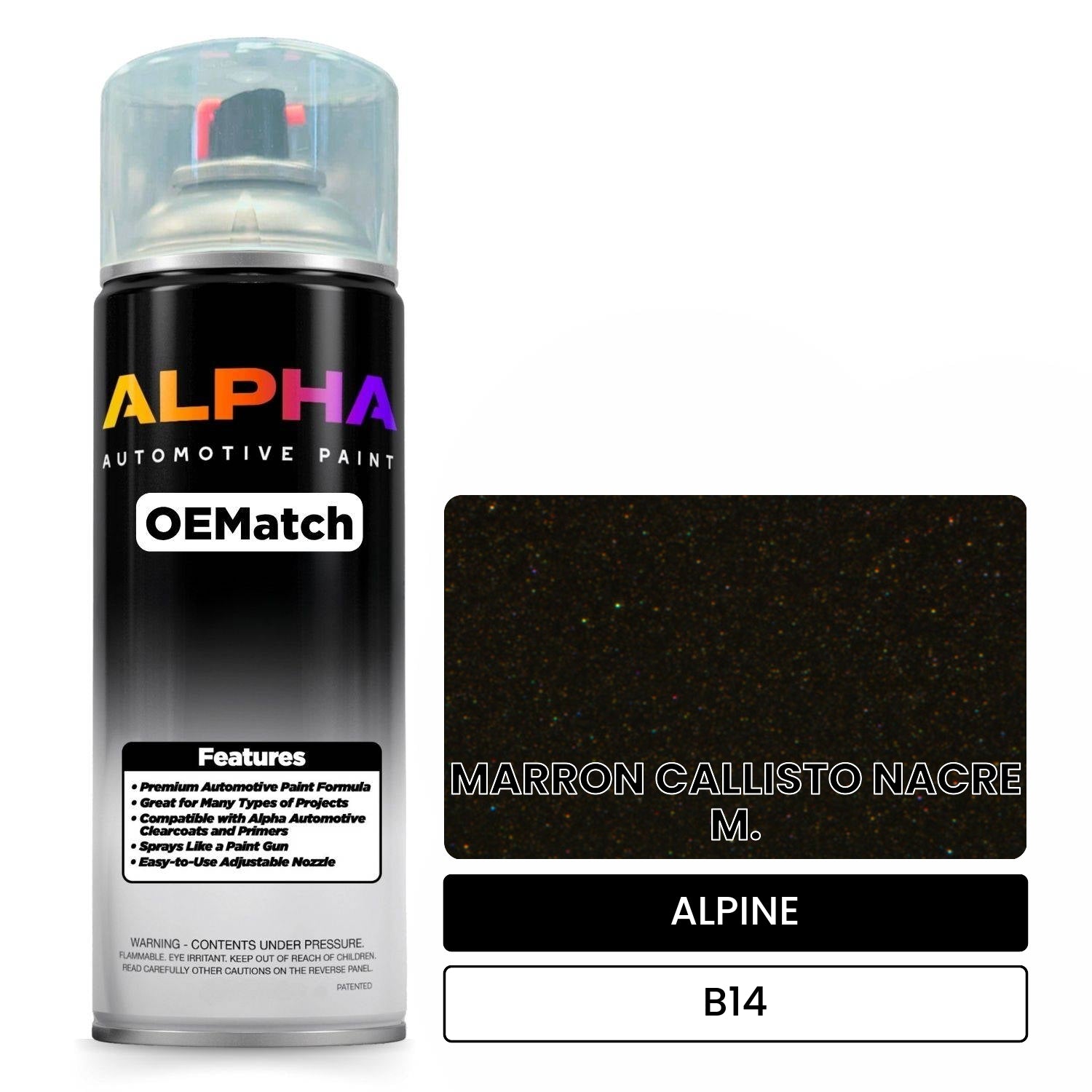 ALPINE MARRON CALLISTO NACRE M. B14 OEMatch Spraycan