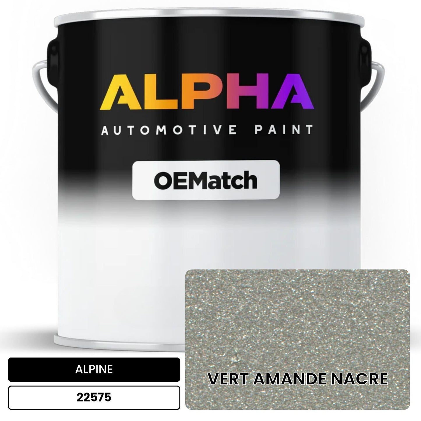 ALPINE VERT AMANDE NACRE 22575 OEMatch Basecoat