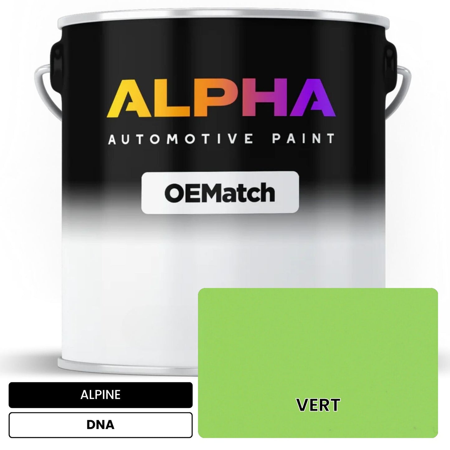 ALPINE VERT DNA OEMatch Basecoat