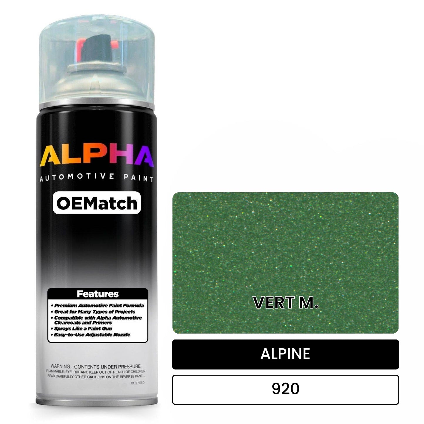 ALPINE VERT M. 920 OEMatch Spraycan