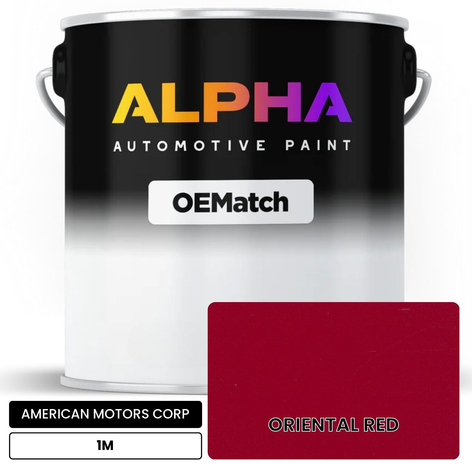 AMERICAN MOTORS CORP ORIENTAL RED 1M OEMatch Basecoat