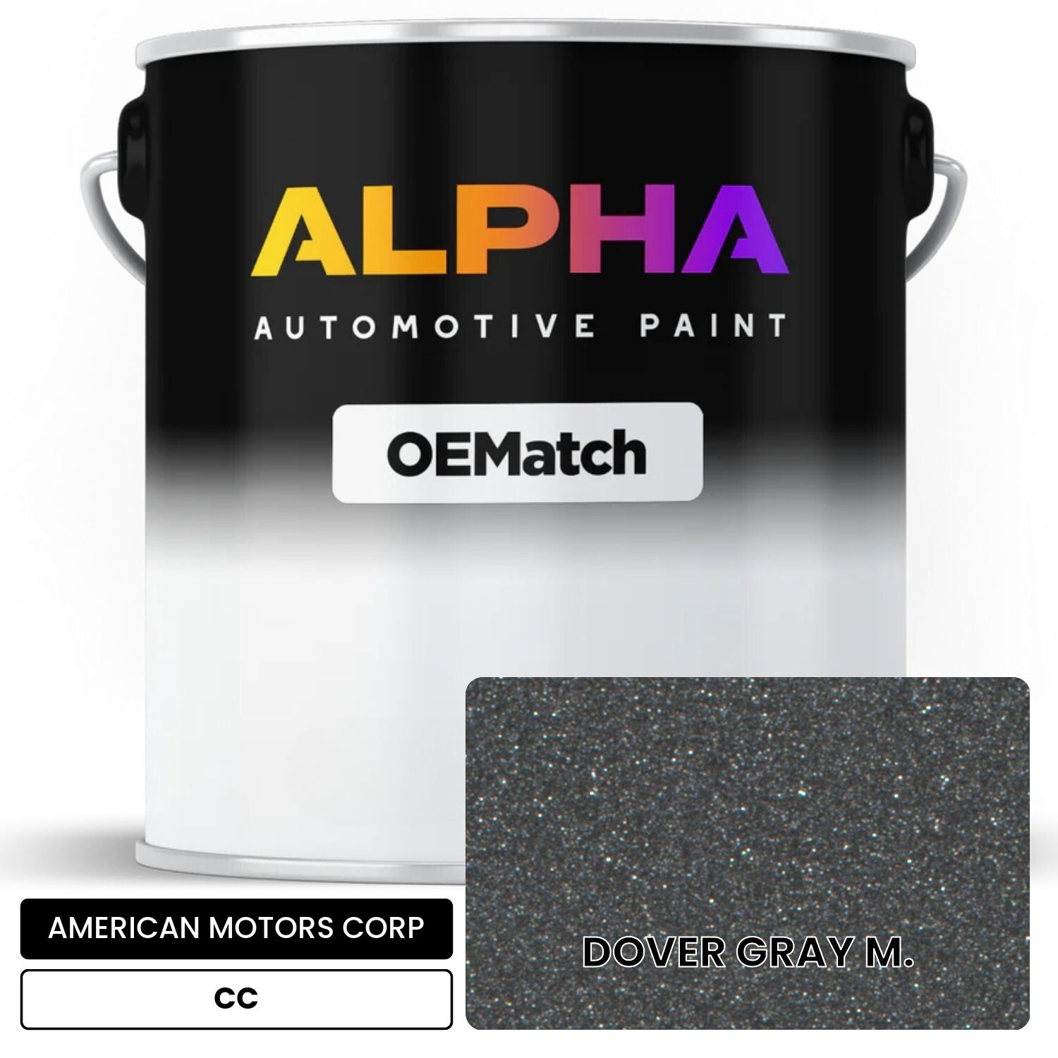 AMERICAN MOTORS CORP DOVER GRAY M. CC OEMatch Basecoat