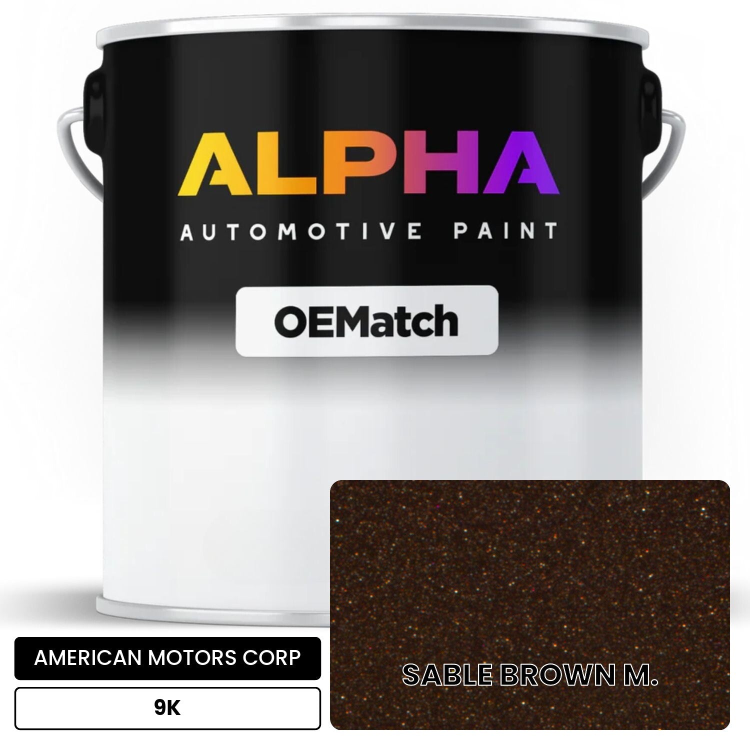 AMERICAN MOTORS CORP SABLE BROWN M. 9K OEMatch Basecoat