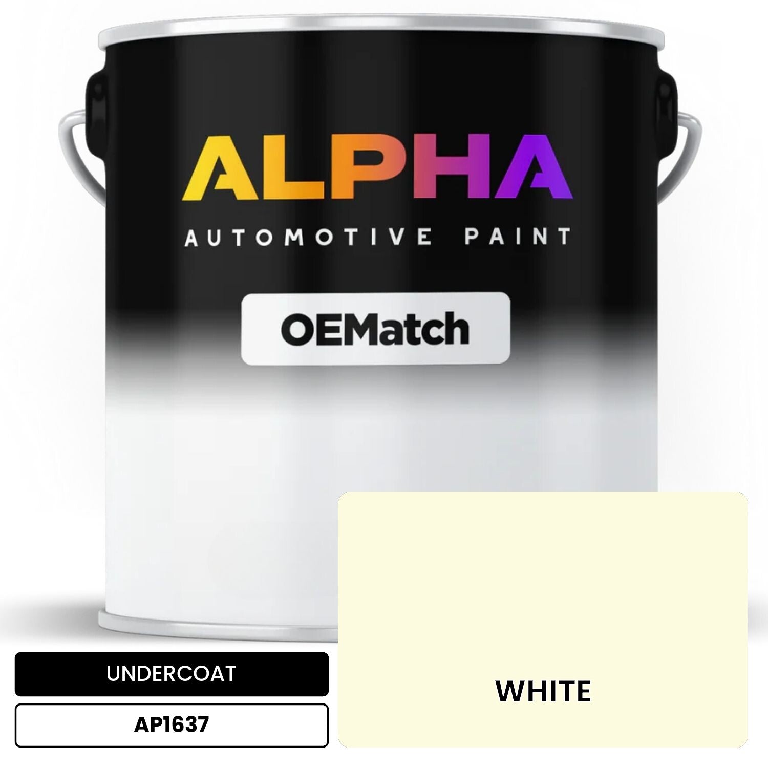 UNDERCOAT WHITE AP1637 OEMatch Basecoat
