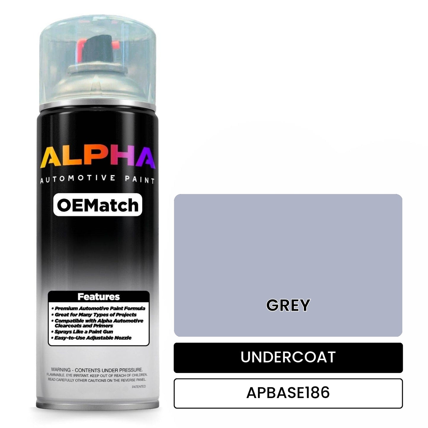 UNDERCOAT GREY APBASE186 OEMatch Spraycan