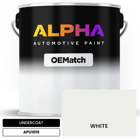 UNDERCOAT WHITE APU1019 OEMatch Basecoat