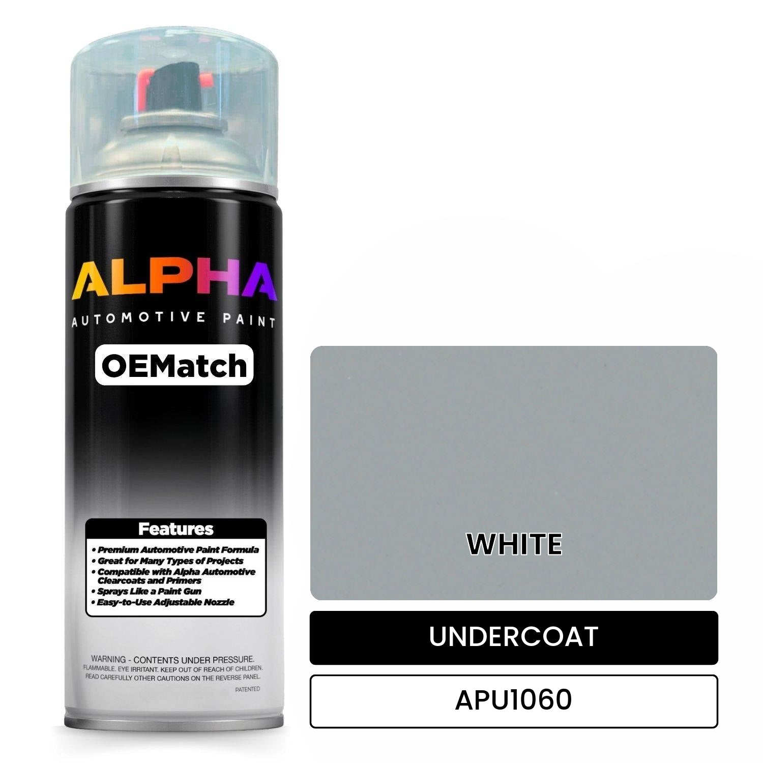 UNDERCOAT WHITE APU1060 OEMatch Spraycan