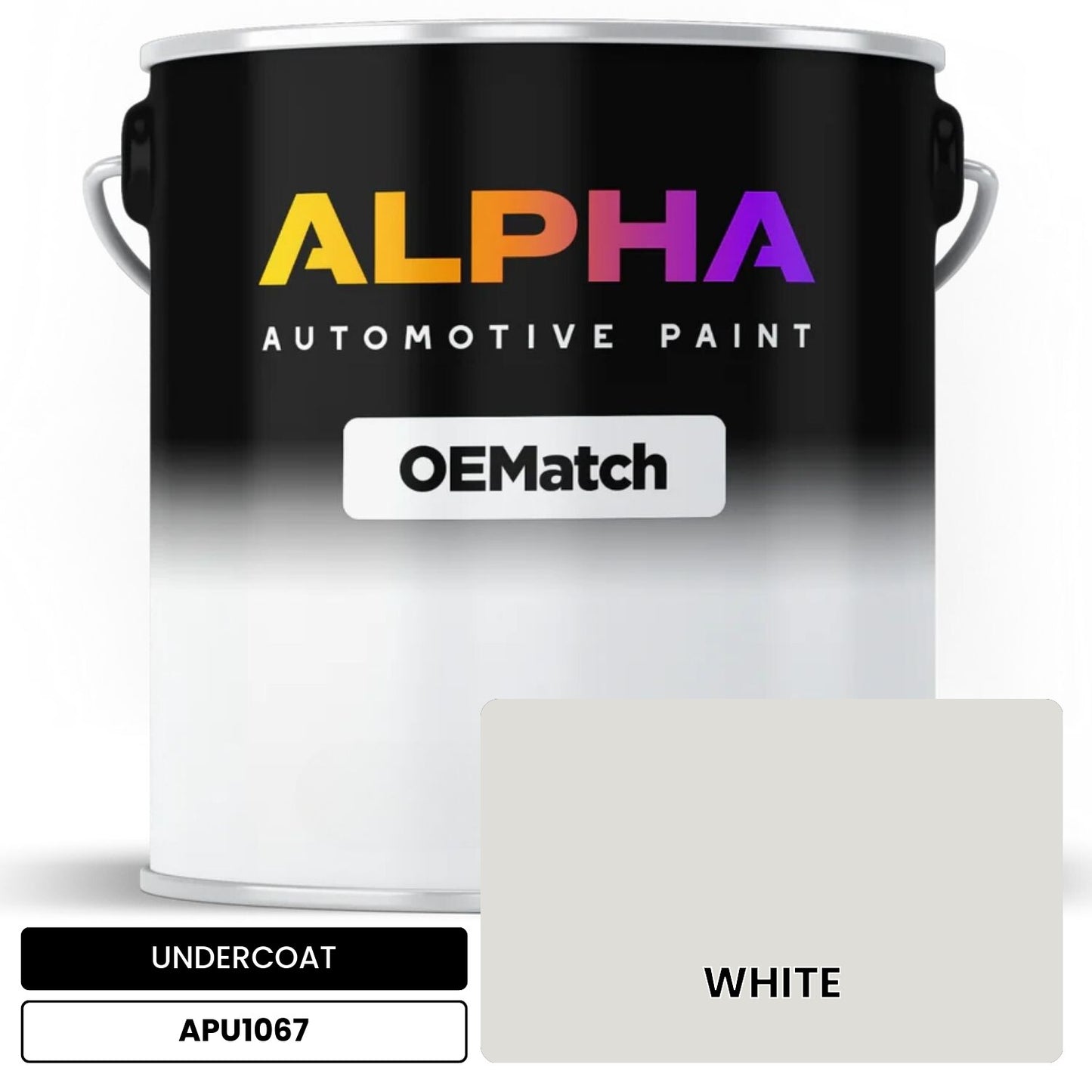 UNDERCOAT WHITE APU1067 OEMatch Basecoat