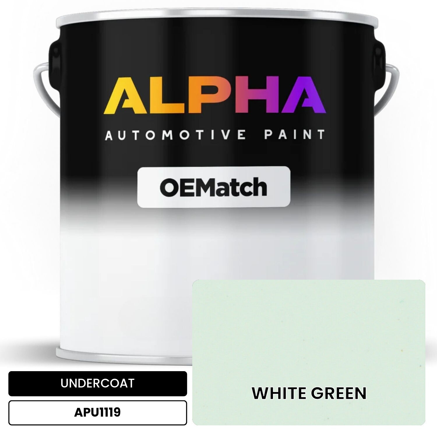 UNDERCOAT WHITE GREEN APU1119 OEMatch Basecoat