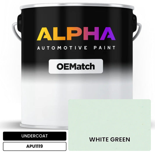 UNDERCOAT WHITE GREEN APU1119 OEMatch Basecoat