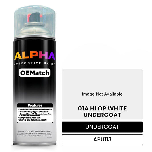 UNDERCOAT 01A HI OP WHITE UNDERCOAT APU113 OEMatch Spraycan