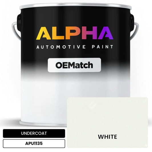 UNDERCOAT WHITE APU1135 OEMatch Basecoat