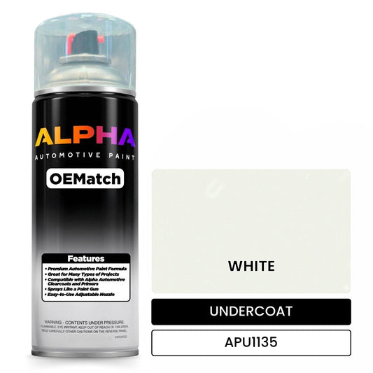 UNDERCOAT WHITE APU1135 OEMatch Spraycan