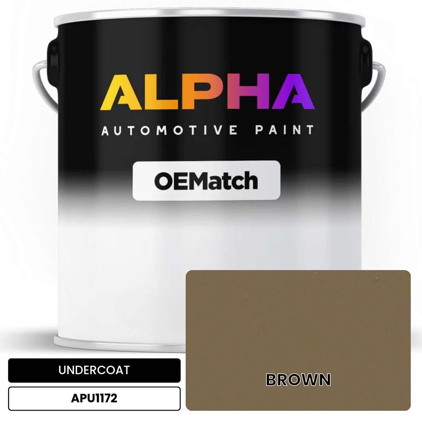 UNDERCOAT BROWN APU1172 OEMatch Basecoat