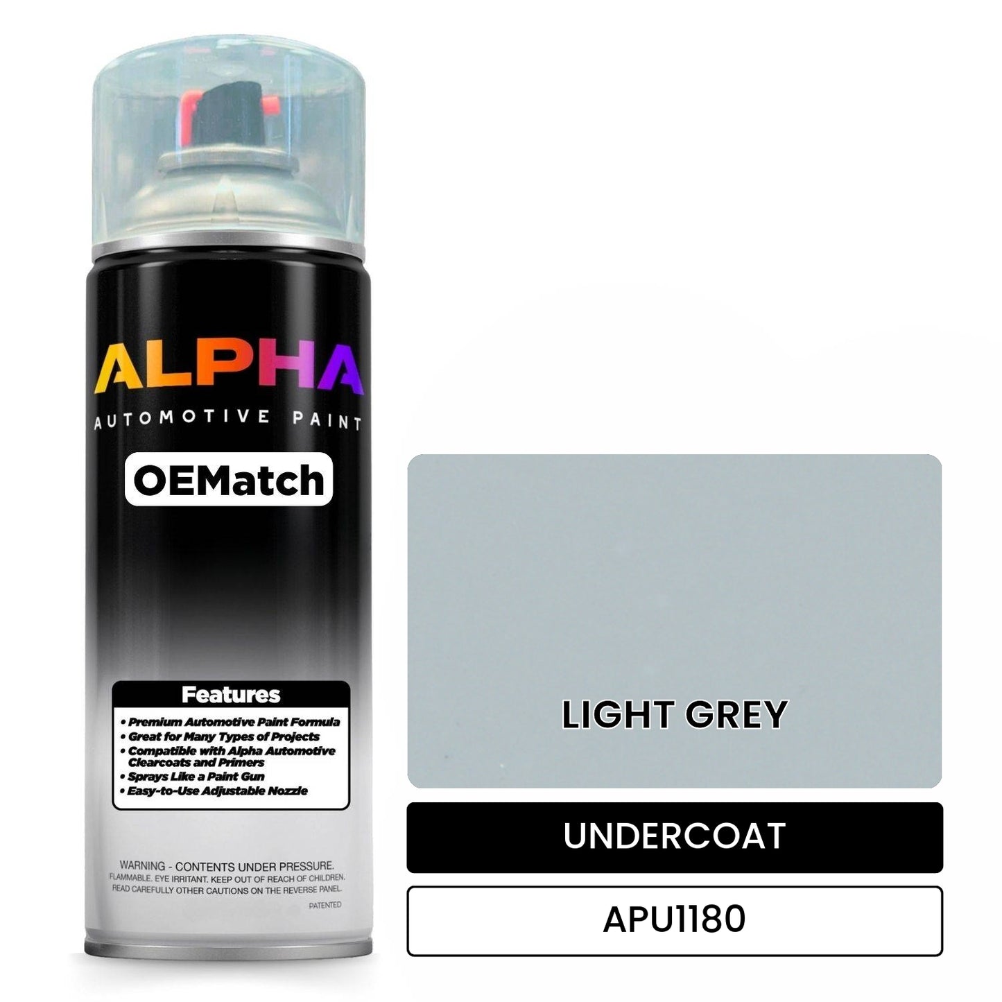 UNDERCOAT LIGHT GREY APU1180 OEMatch Spraycan