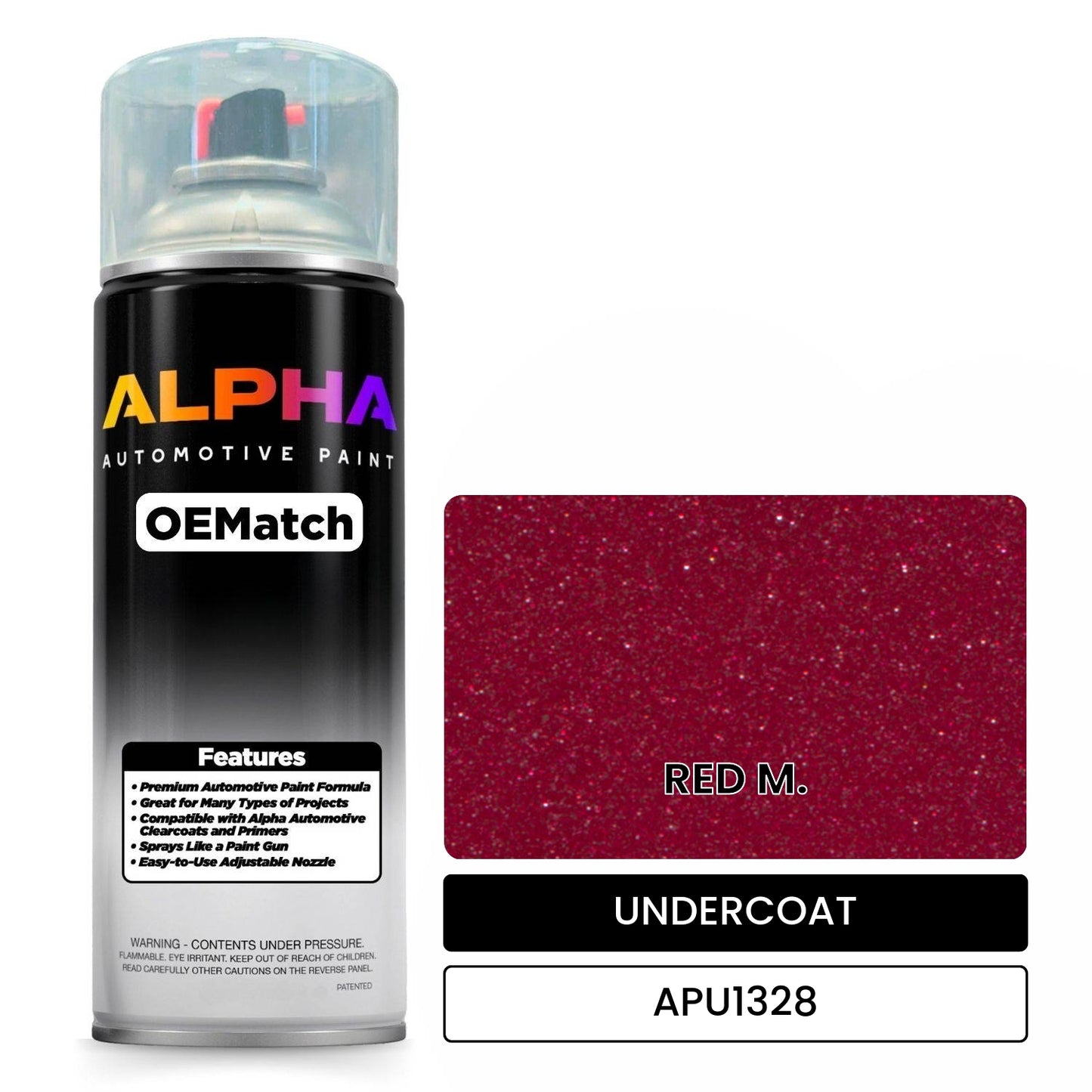 UNDERCOAT RED M. APU1328 OEMatch Spraycan