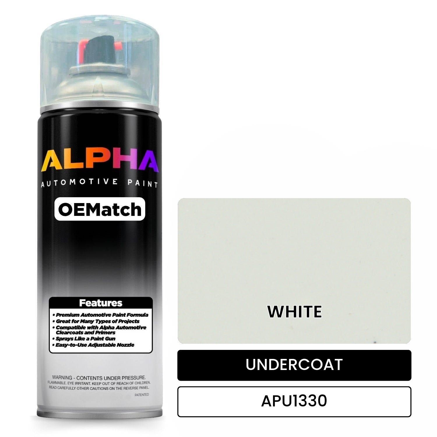 UNDERCOAT WHITE APU1330 OEMatch Spraycan