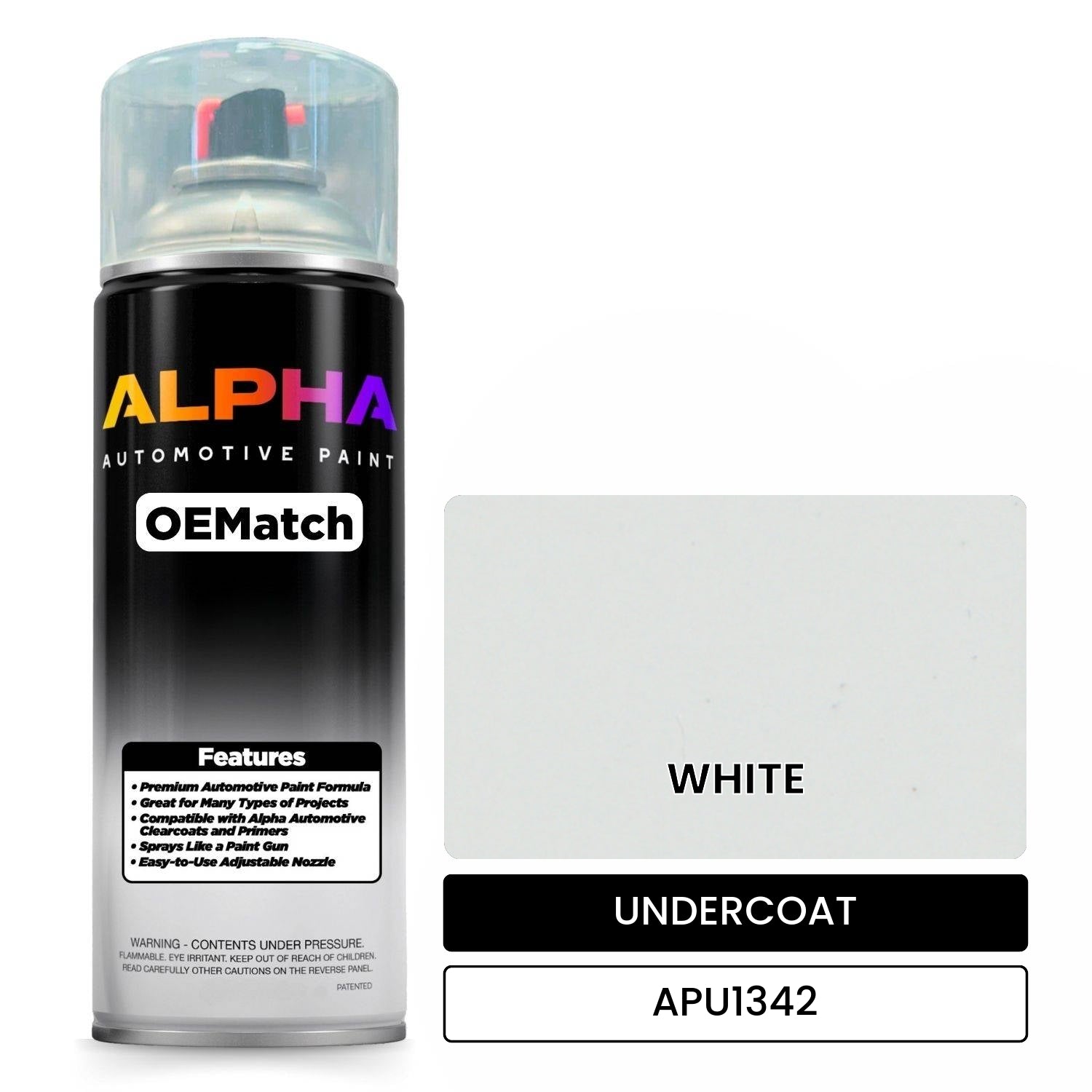 UNDERCOAT WHITE APU1342 OEMatch Spraycan