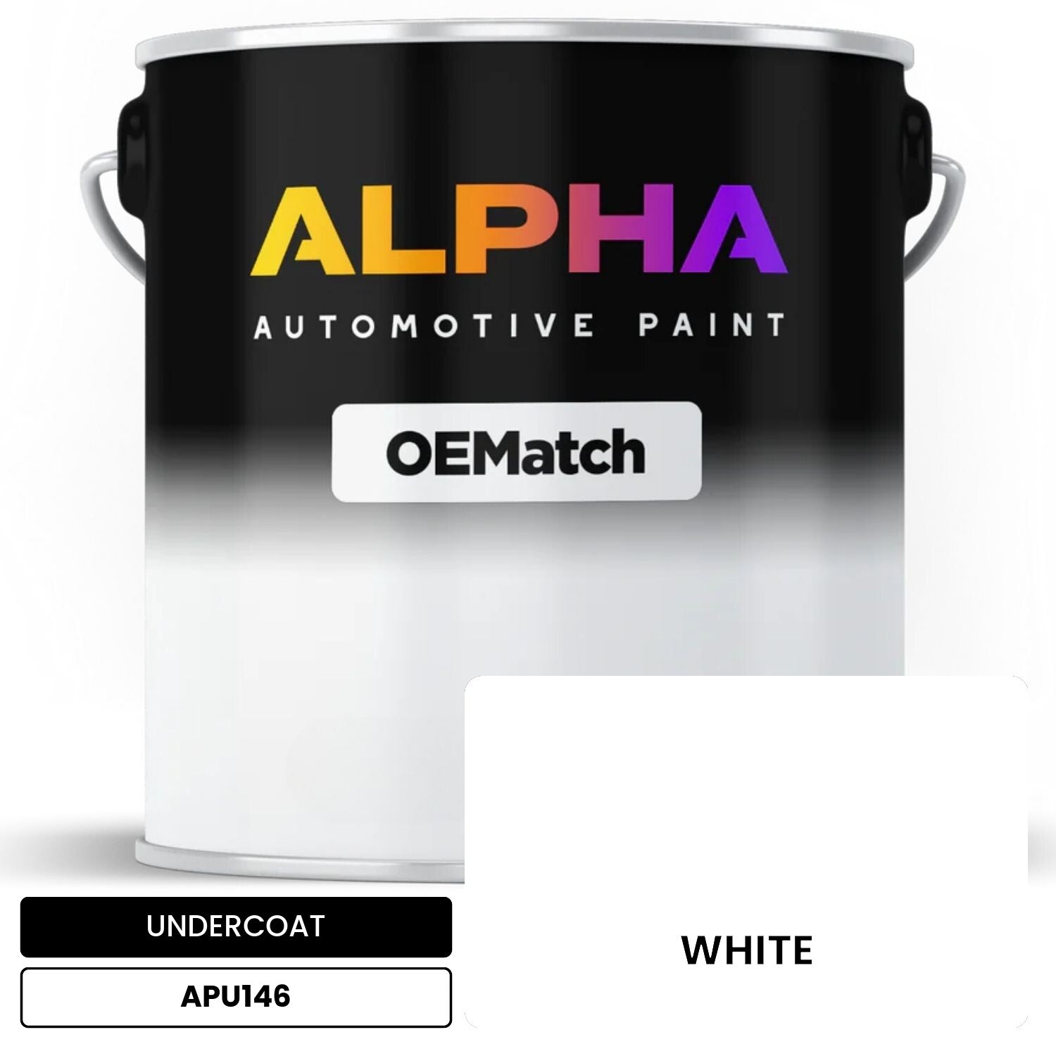 UNDERCOAT WHITE APU146 OEMatch Basecoat