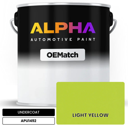 UNDERCOAT LIGHT YELLOW APU1492 OEMatch Basecoat
