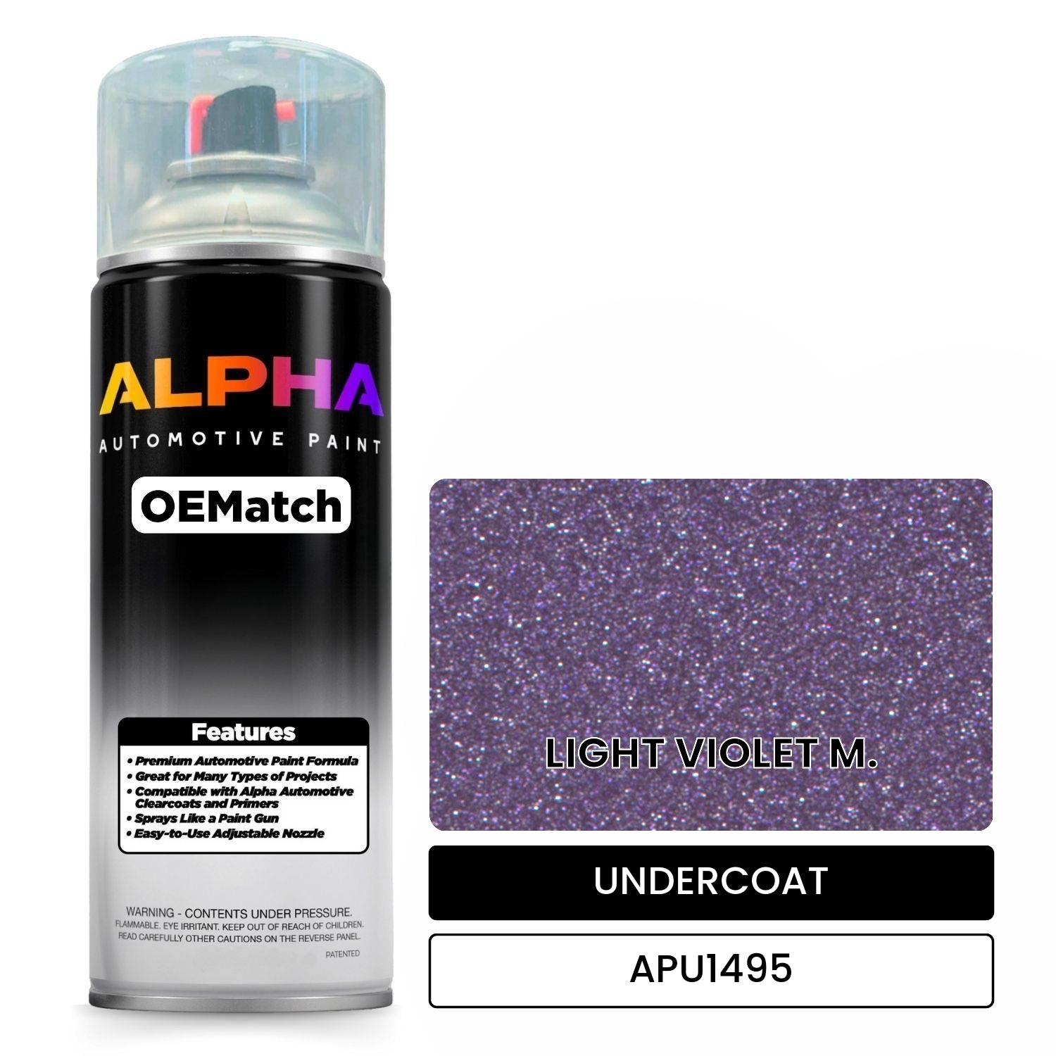 UNDERCOAT LIGHT VIOLET M. APU1495 OEMatch Spraycan