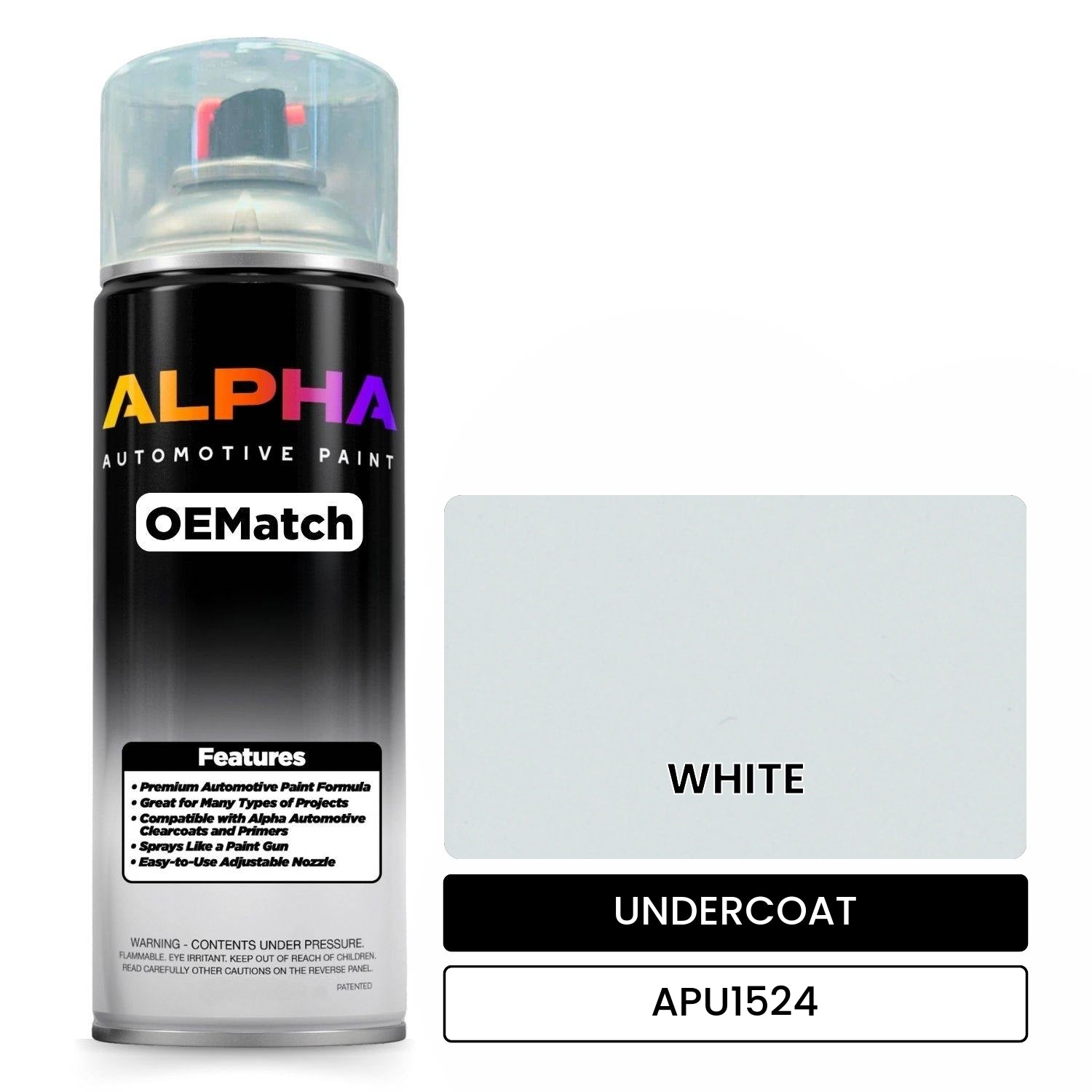 UNDERCOAT WHITE APU1524 OEMatch Spraycan