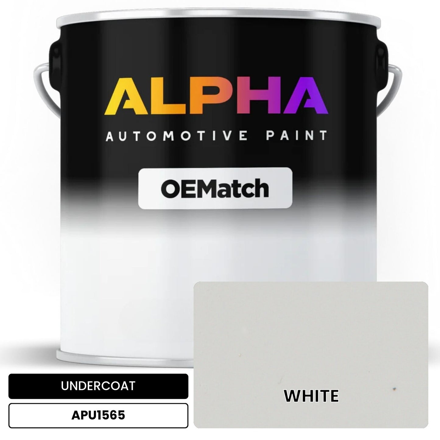 UNDERCOAT WHITE APU1565 OEMatch Basecoat