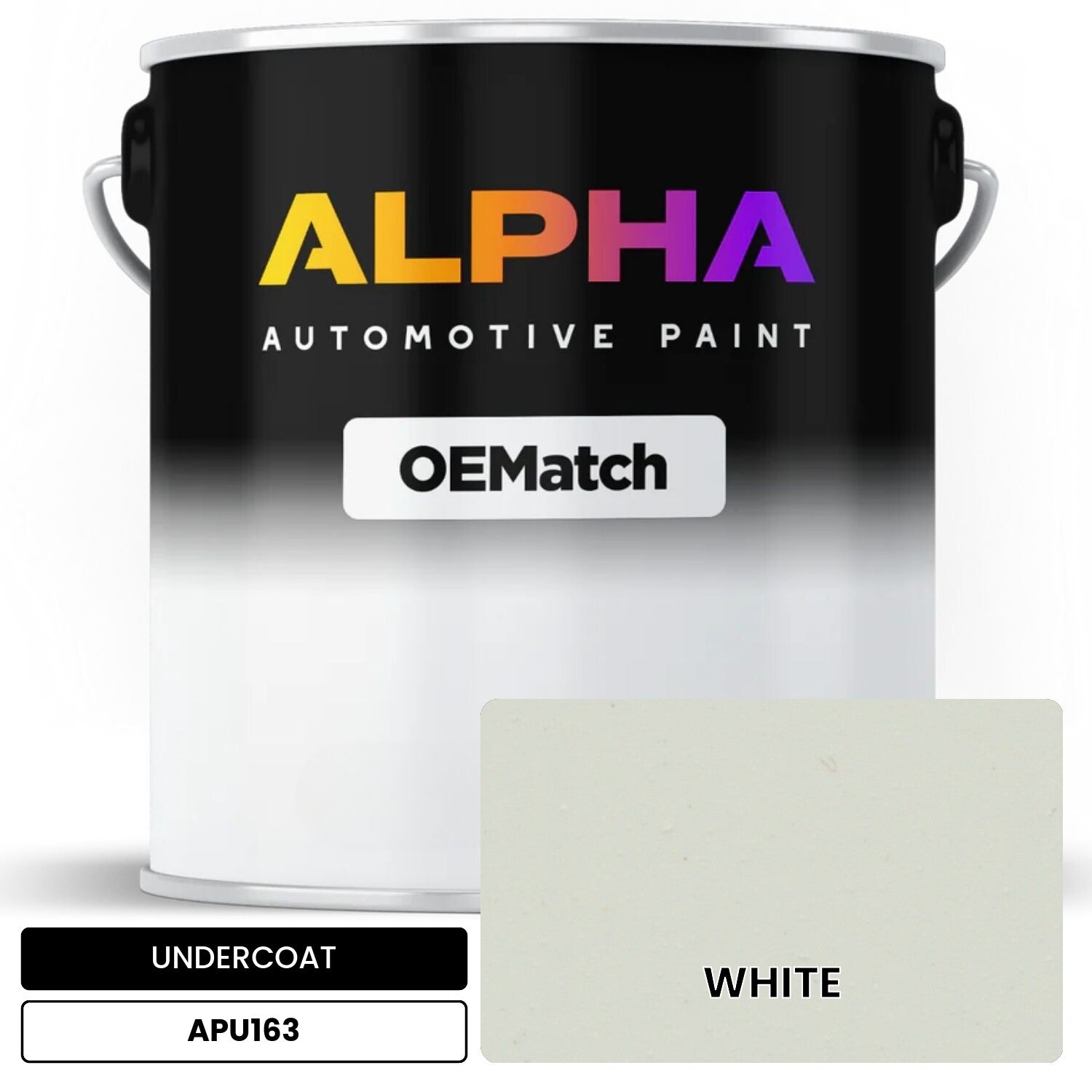 UNDERCOAT WHITE APU163 OEMatch Basecoat