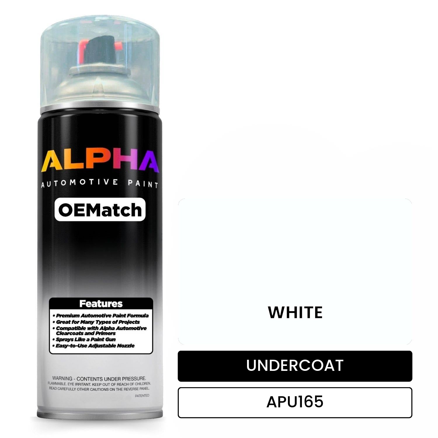 UNDERCOAT WHITE APU165 OEMatch Spraycan