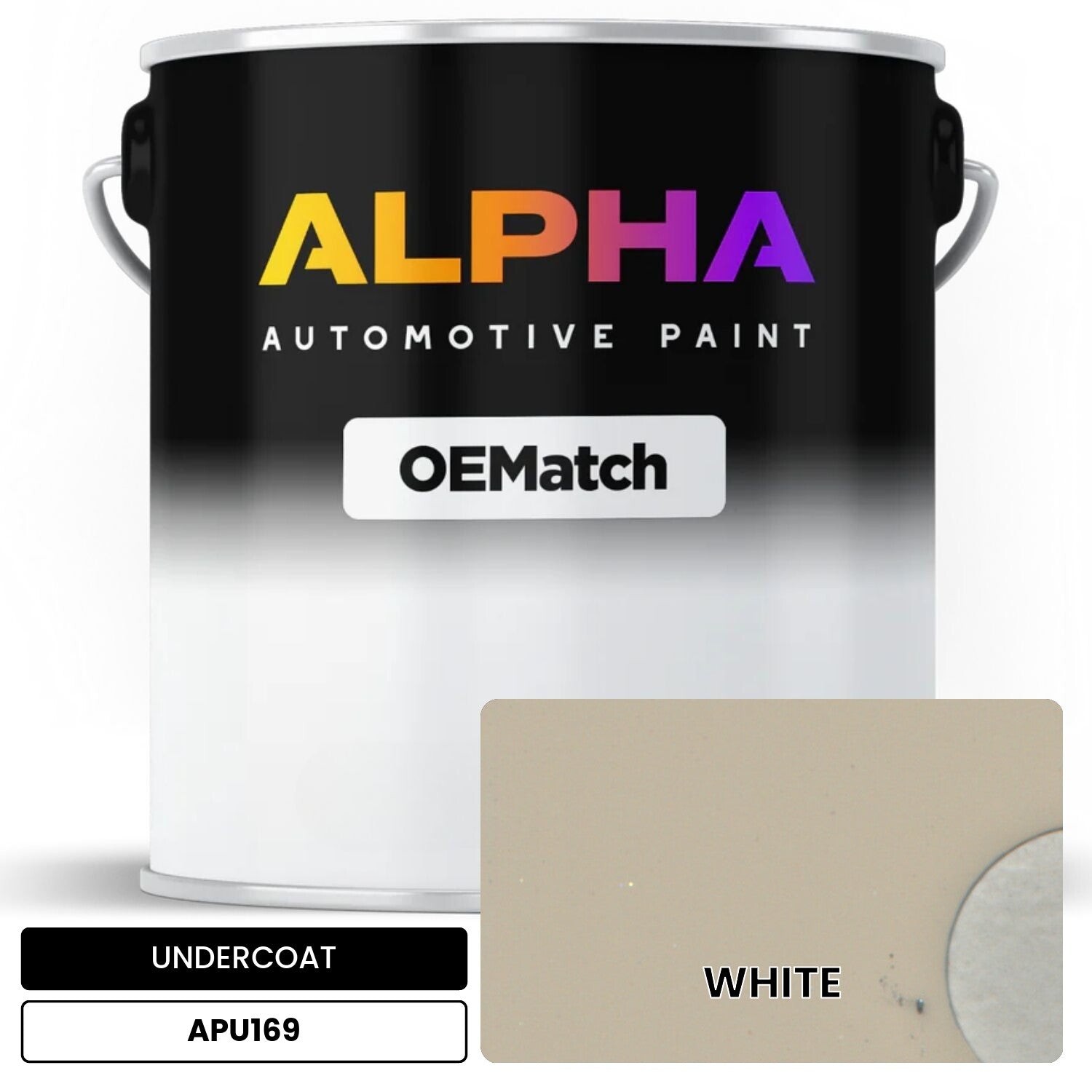 UNDERCOAT WHITE APU169 OEMatch Basecoat