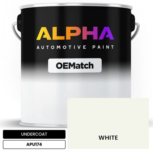 UNDERCOAT WHITE APU174 OEMatch Basecoat