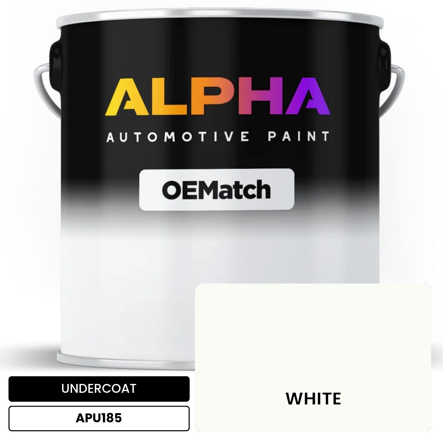 UNDERCOAT WHITE APU185 OEMatch Basecoat