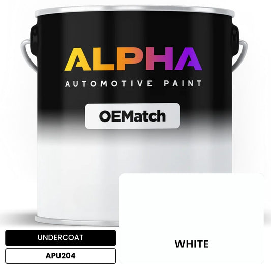UNDERCOAT WHITE APU204 OEMatch Basecoat