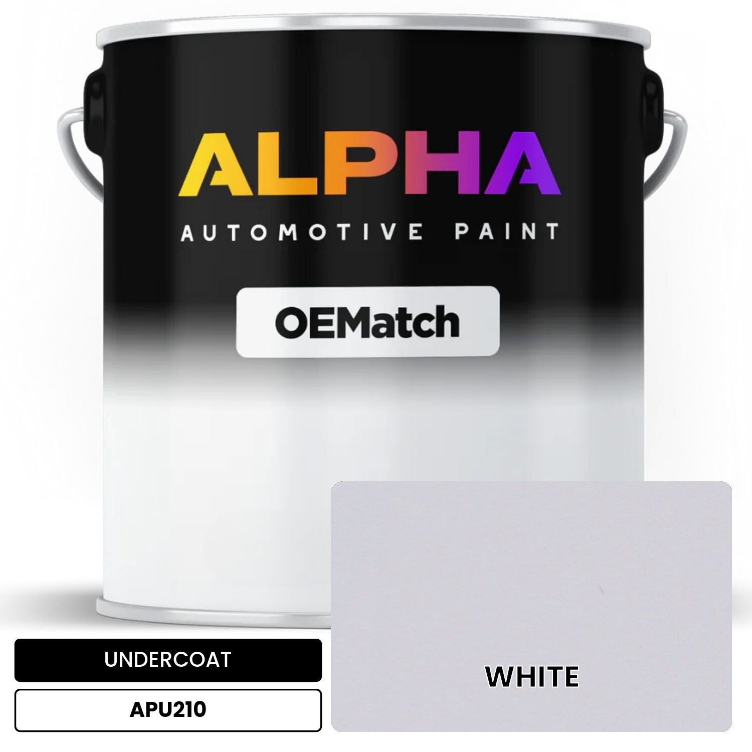 UNDERCOAT WHITE APU210 OEMatch Basecoat