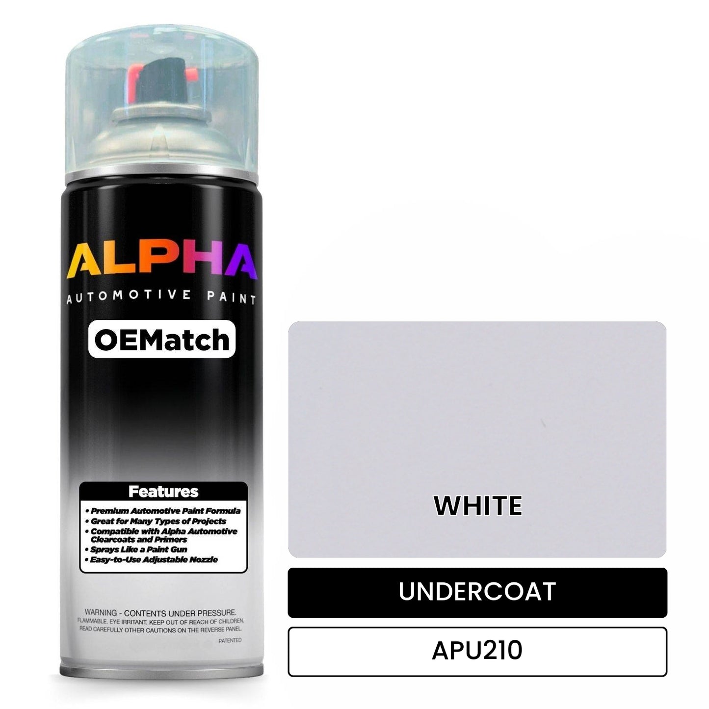 UNDERCOAT WHITE APU210 OEMatch Spraycan