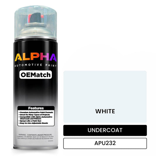 UNDERCOAT WHITE APU232 OEMatch Spraycan