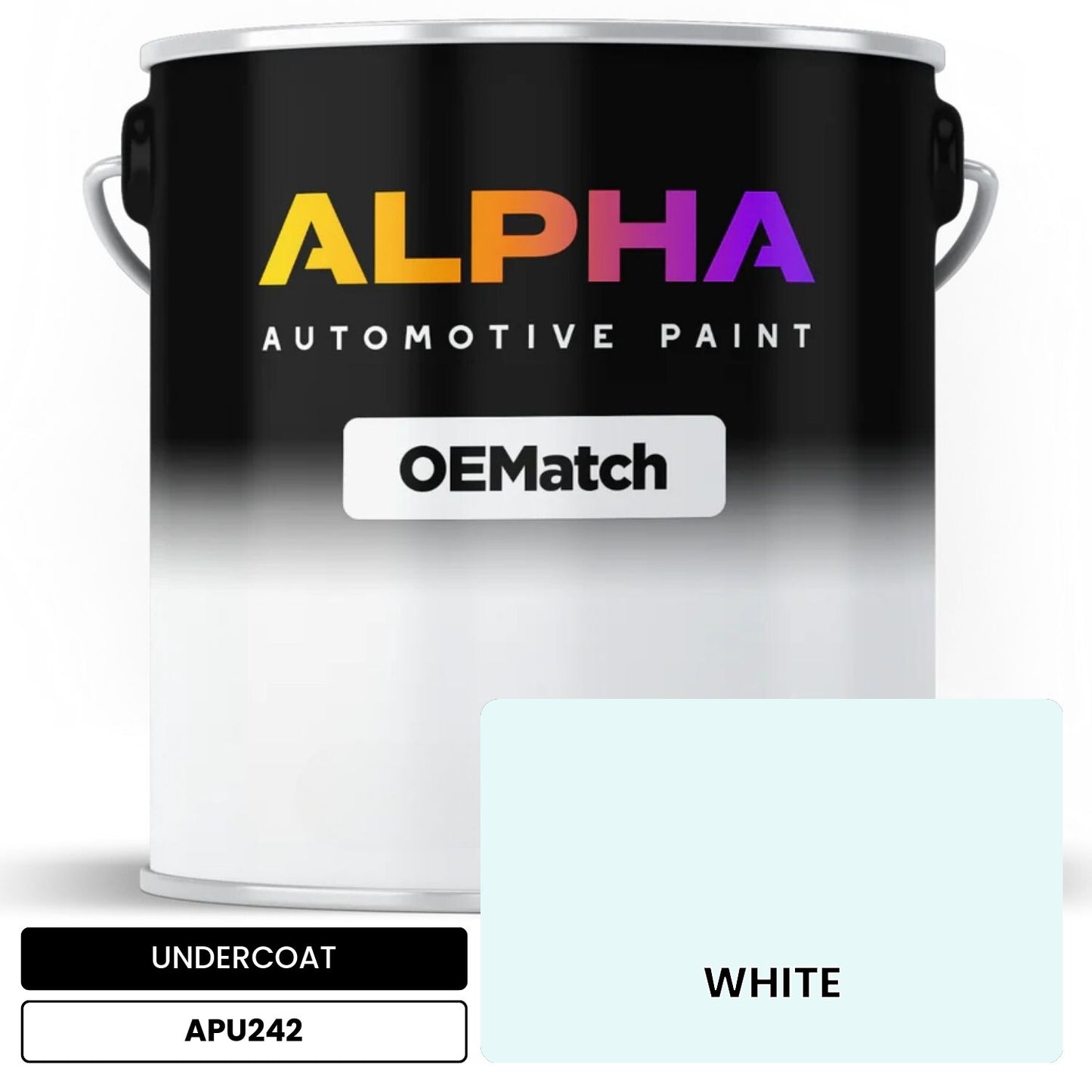 UNDERCOAT WHITE APU242 OEMatch Basecoat